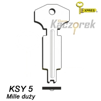 Płaski 005 - Mille duży KSY5 - klucz surowy